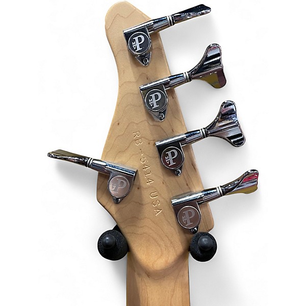 Used Pedulla Rapture RB5 5 String Green Electric Bass Guitar