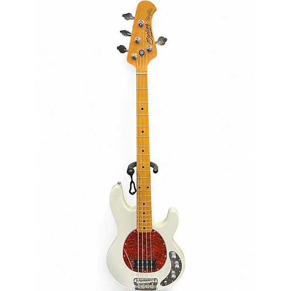 Used 2022 Ernie Ball Music Man Stingray Classic 4 String Alpine White Electric Bass Guitar