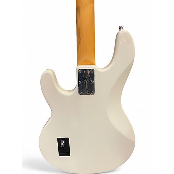 Used 2022 Ernie Ball Music Man Stingray Classic 4 String Alpine White Electric Bass Guitar