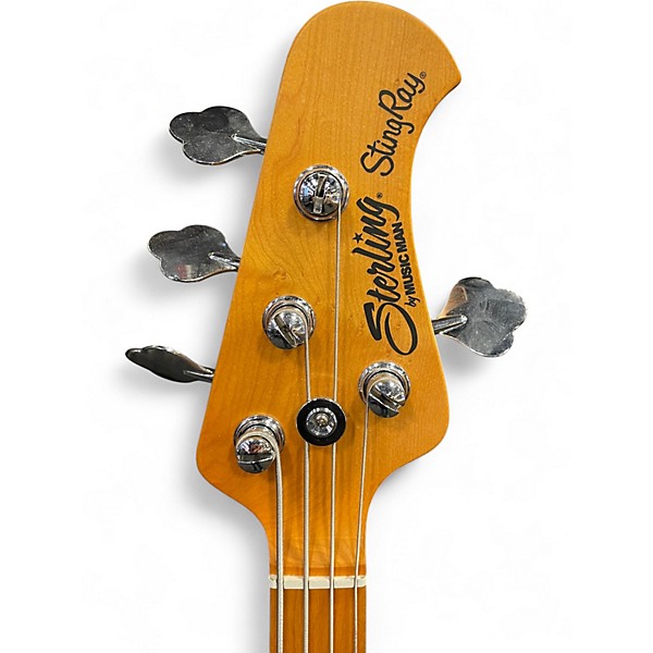 Used 2022 Ernie Ball Music Man Stingray Classic 4 String Alpine White Electric Bass Guitar