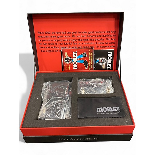 Used Morley 50TH ANNIVERSARY CHROME BUNDLE Effect Pedal Package