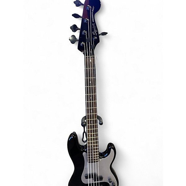 Used Squier Precision Bass comtemporary Black Electric Bass Guitar