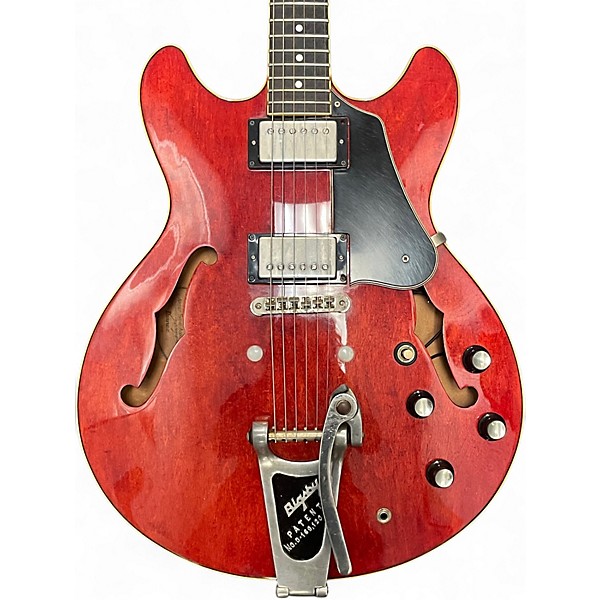 Vintage 1970s Ibanez As-100 Torino Red Hollow Body Electric Guitar