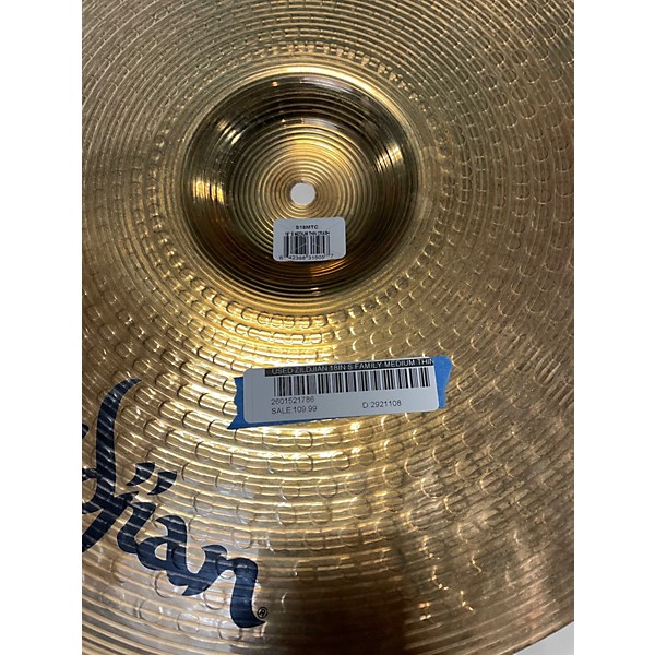 Used Zildjian 18in S Family Medium Thin Crash Cymbal