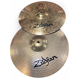 Used Zildjian 14in S Family Rock Hi-Hat Pair Cymbal