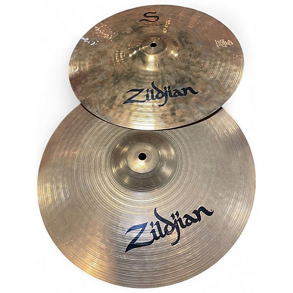 Used Zildjian 14in S Family Rock Hi-Hat Pair Cymbal