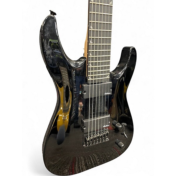 Used Jackson Dinky Arch Top JS22-7 DKA HT Black Solid Body Electric Guitar