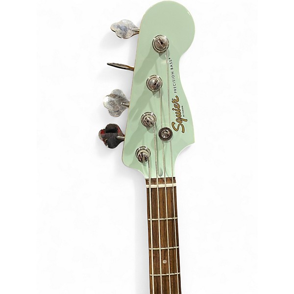 Used Squier Classic Vibe 1960S Precision Bass Surf Green Electric Bass Guitar