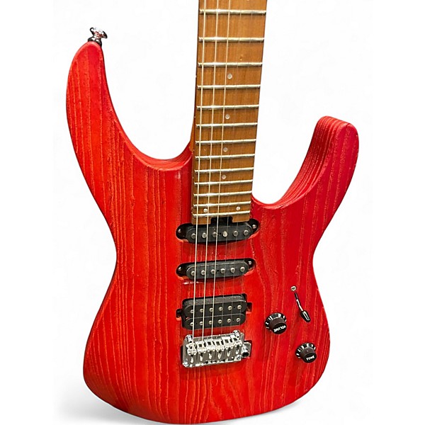 Used Charvel PRO MOD DK24 HSS RED ASH Solid Body Electric Guitar
