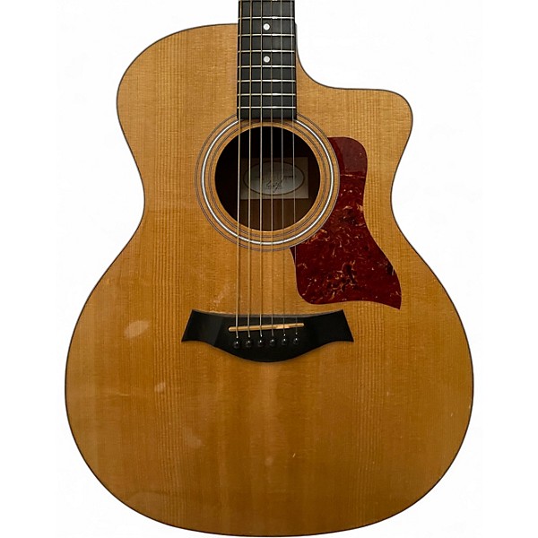 Used Taylor 214CE Natural Acoustic Electric Guitar
