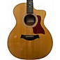 Used Taylor 214CE Natural Acoustic Electric Guitar