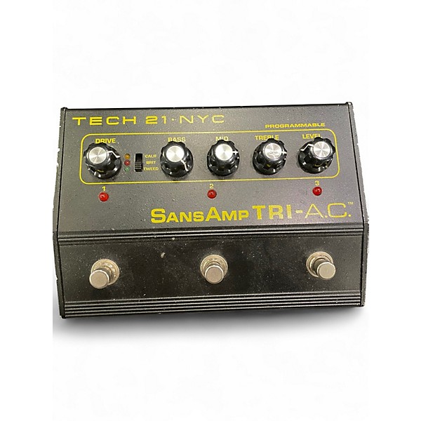 Used Tech 21 SansAmp Tri AC Distortion Effect Pedal