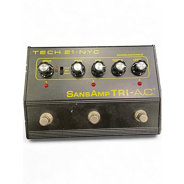 Used Tech 21 SansAmp Tri AC Distortion Effect Pedal