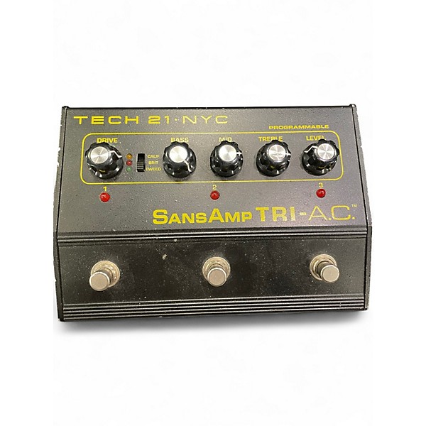 Used Tech 21 SansAmp Tri AC Distortion Effect Pedal