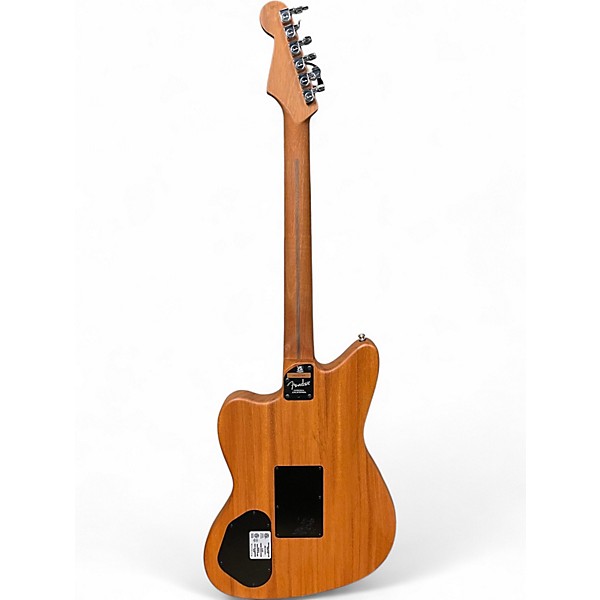 Used Fender ACOUSTASONIC JAZZMASTER Natural Acoustic Electric Guitar