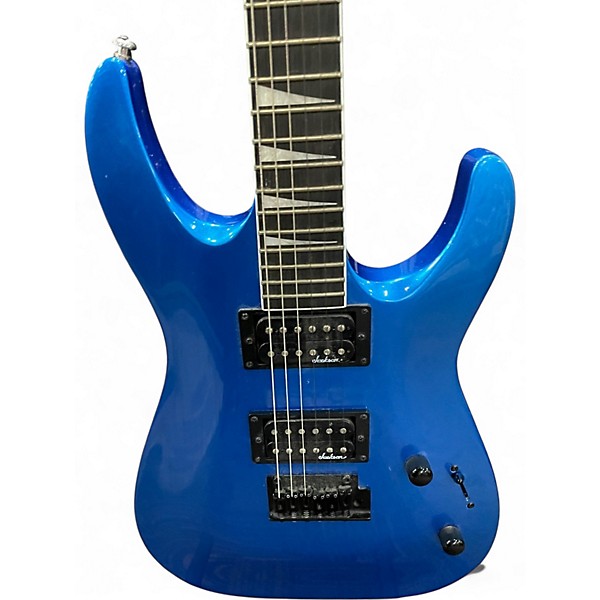 Used Jackson JS22R Dinky Metallic Blue Solid Body Electric Guitar