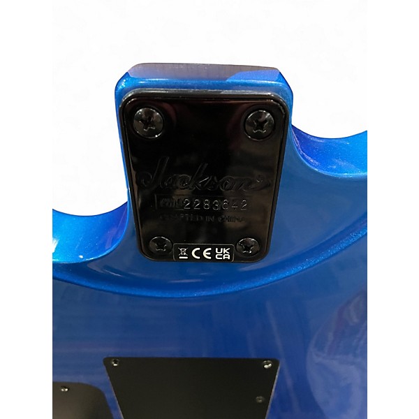 Used Jackson JS22R Dinky Metallic Blue Solid Body Electric Guitar