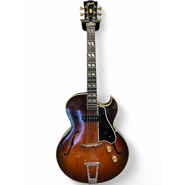 Vintage 1950 Gibson Vintage 1950 Gibson ES175 2 Tone Sunburst Hollow Body Electric Guitar
