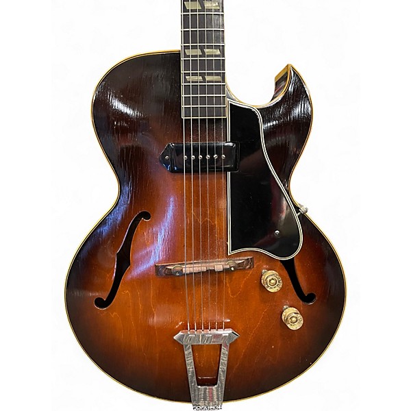 Vintage 1950 Gibson Vintage 1950 Gibson ES175 2 Tone Sunburst Hollow Body Electric Guitar
