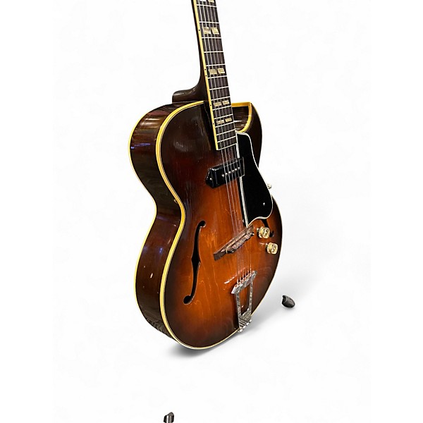 Vintage 1950 Gibson Vintage 1950 Gibson ES175 2 Tone Sunburst Hollow Body Electric Guitar