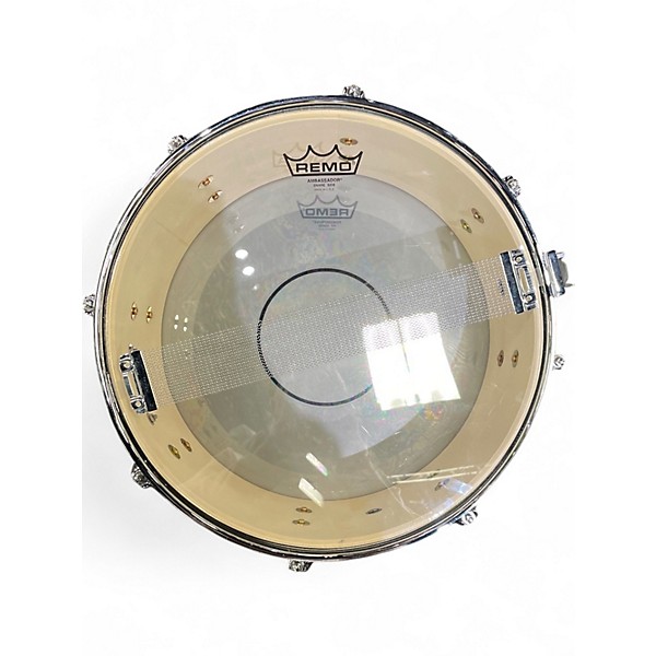 Used 2022 Ludwig 14X7 Accent CS Snare Blue Drum