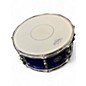Used 2022 Ludwig 14X7 Accent CS Snare Blue Drum