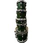 Vintage 1990s DW 5 Piece Collector's Series GREEN MARINE Drum Kit