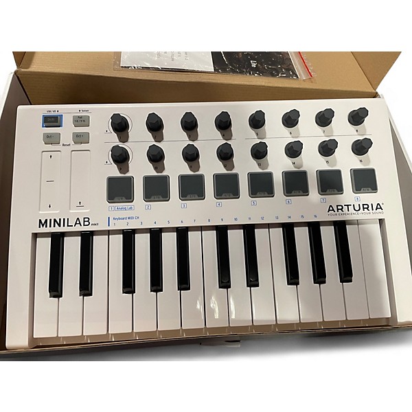 Used Arturia Minilab MKII MIDI Controller