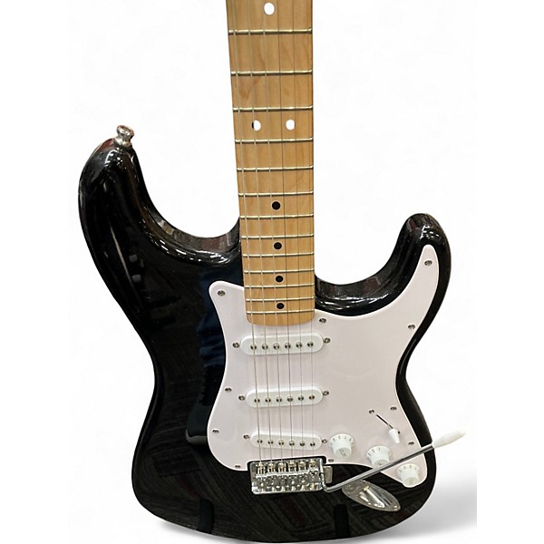 Used Squier Bullet Stratocaster Black Solid Body Electric Guitar