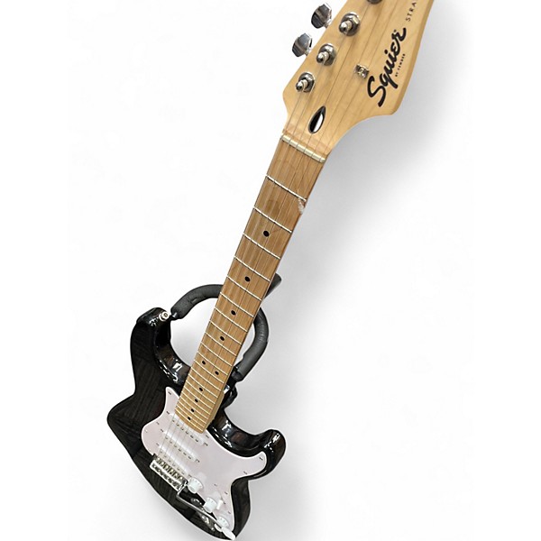 Used Squier Bullet Stratocaster Black Solid Body Electric Guitar