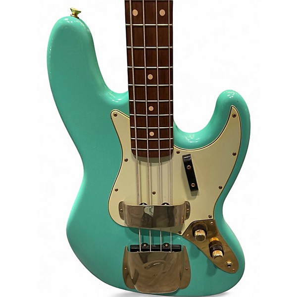 Used 2010 Fender 1960 Jazz Bass Seafoam Green Electric Bass Guitar
