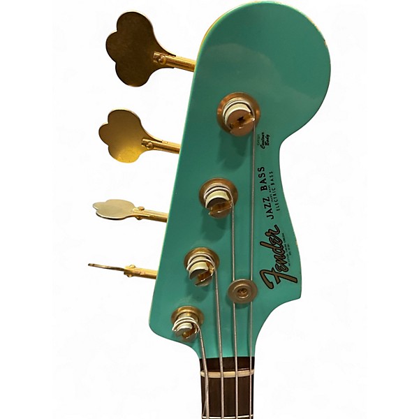 Used 2010 Fender 1960 Jazz Bass Seafoam Green Electric Bass Guitar