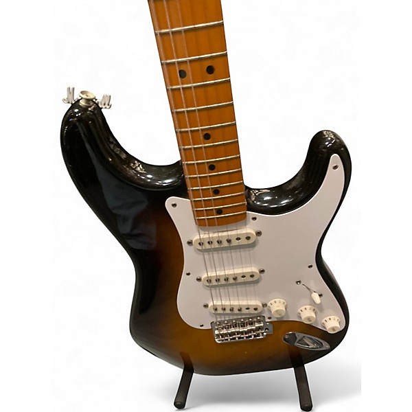 Vintage 1982 Fender 54 Reissue Stratocaster Sunburst Solid Body Electric Guitar