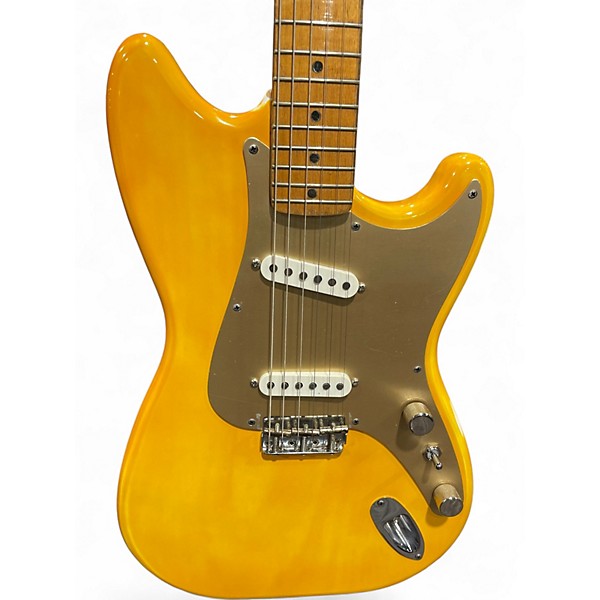 Vintage 1958 Fender Musicmaster Yellow Solid Body Electric Guitar