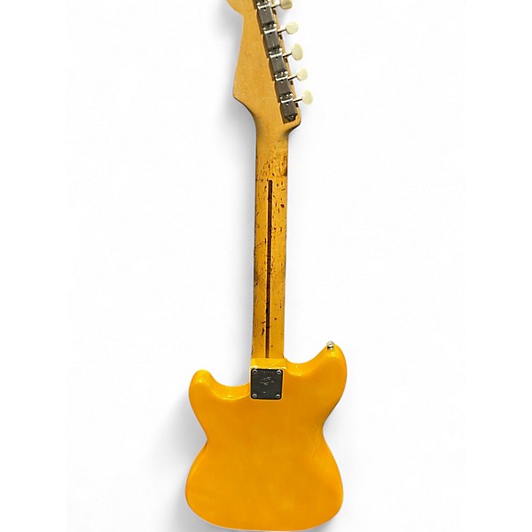 Vintage 1958 Fender Musicmaster Yellow Solid Body Electric Guitar