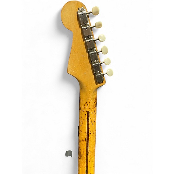 Vintage 1958 Fender Musicmaster Yellow Solid Body Electric Guitar