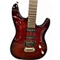 Used Laguna LE422 Black Cherry Solid Body Electric Guitar