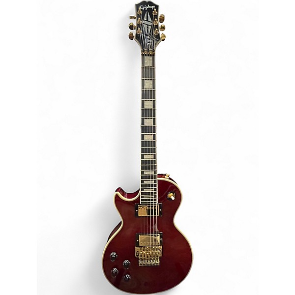 Used Epiphone Alex Lifeson Les Paul Custom Axcess Ruby Electric Guitar