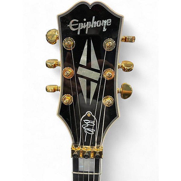 Used Epiphone Alex Lifeson Les Paul Custom Axcess Ruby Electric Guitar