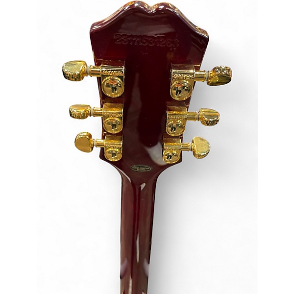 Used Epiphone Alex Lifeson Les Paul Custom Axcess Ruby Electric Guitar