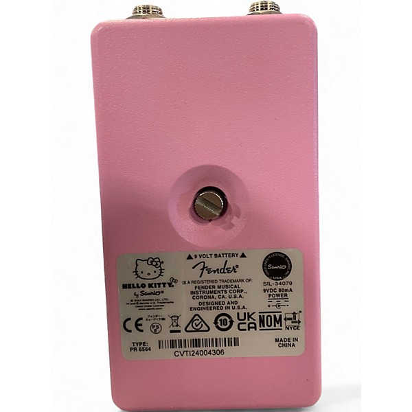 Used Fender Hello Kitty Fuzz 2024 (Pink) Effect Pedal | Guitar Center