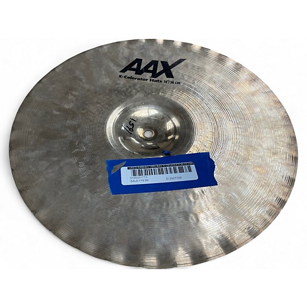 Used SABIAN 14in AAX X Celerator Hi Hat Bottom Cymbal