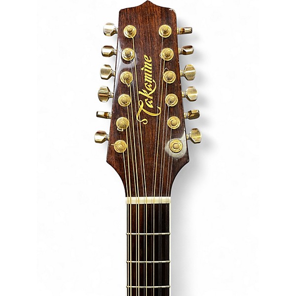 Used Takamine EF-400SC Natural 12 String Acoustic Electric Guitar