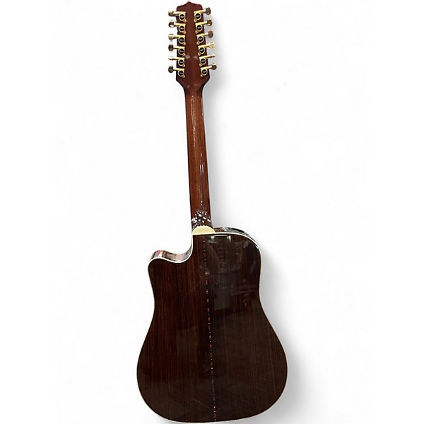 Used Takamine EF-400SC Natural 12 String Acoustic Electric Guitar