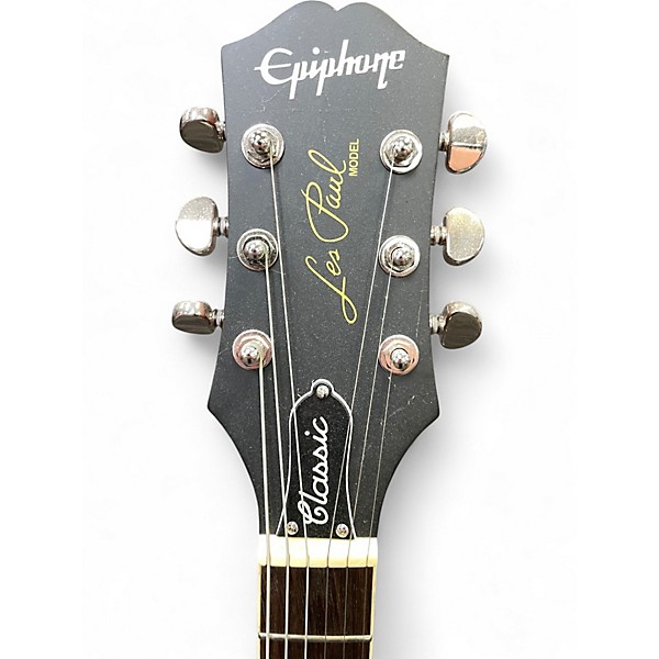 Used Epiphone Les Paul Classic Gold Top Solid Body Electric Guitar