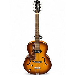 Used Godin 5th Avenue Kingpin P90 Left Handed COGNAC BURST Hollow Body Electric Guitar