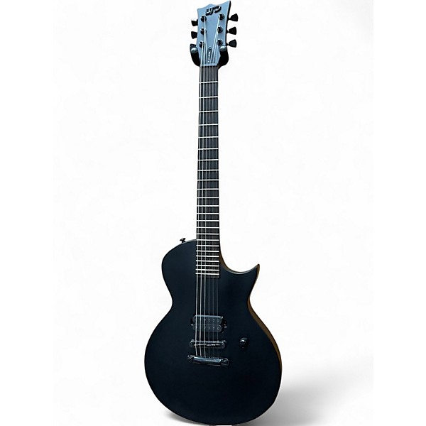 Used ESP LTD Black Metal Black Solid Body Electric Guitar