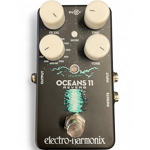 Used Electro-Harmonix Oceans 11 Reverb Effect Pedal