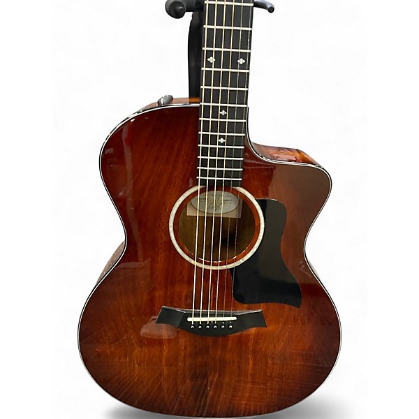 Used Taylor 224CEKDLX SHADED EDGE BURST Acoustic Electric Guitar