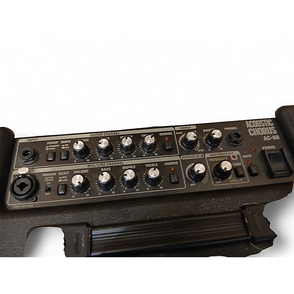 Used Roland AC60 60W 2X6.5 Acoustic Guitar Combo Amp